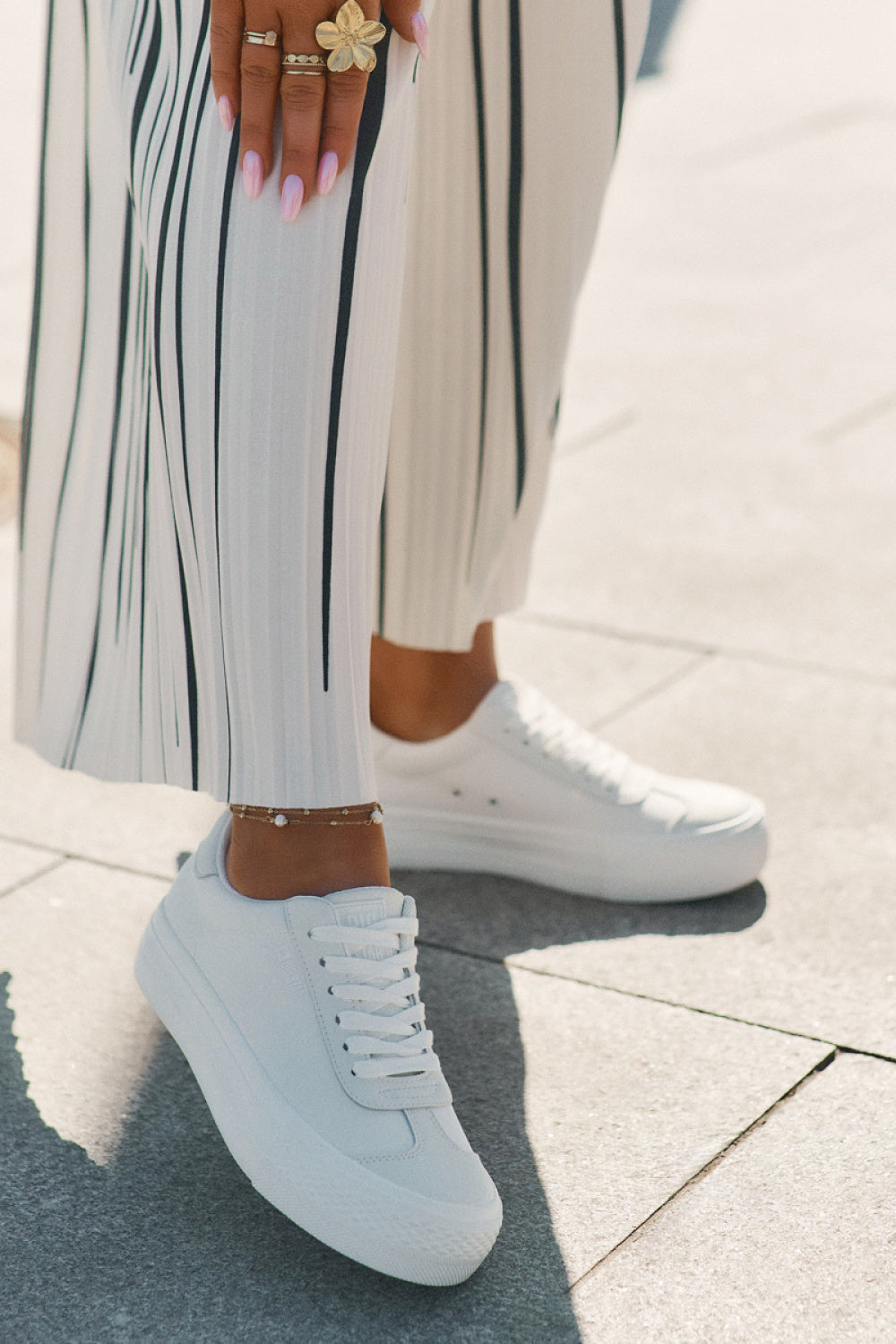 Baskets femme Step in style À Plateforme À — blanc