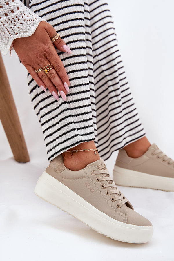 Baskets femme Step in style À Plateforme À — beige