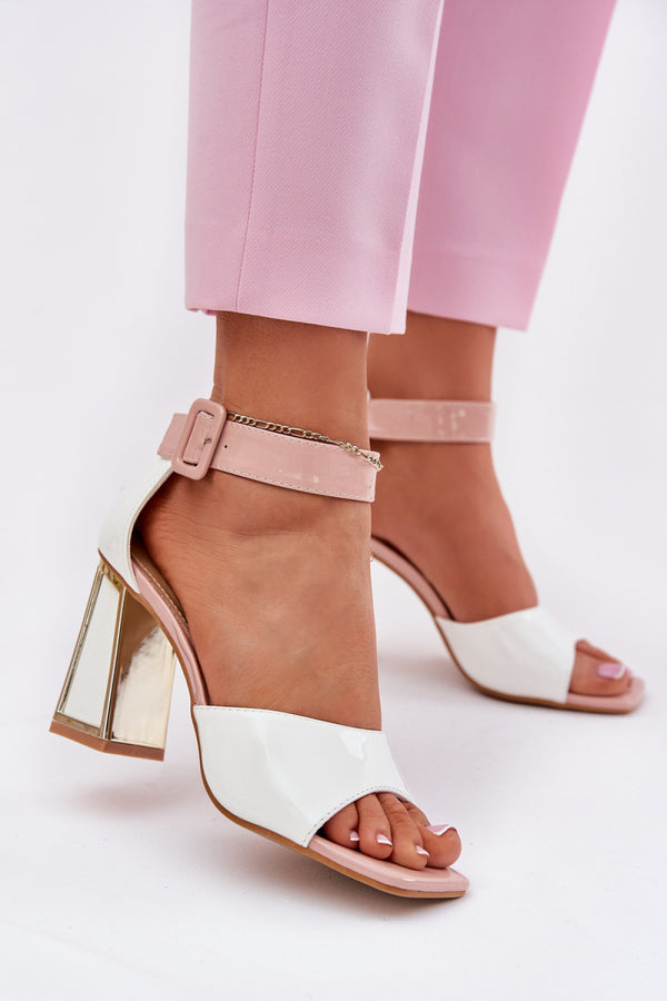 Sandales femme Step in style À Talons À — blanc
