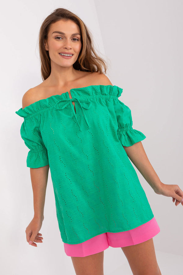 Blouse femme Lakerta Chemisier Chemisier — vert