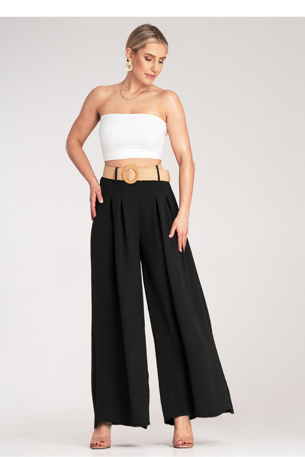 Chaussures à talons femme Figl Pantalon Pantalon — noir