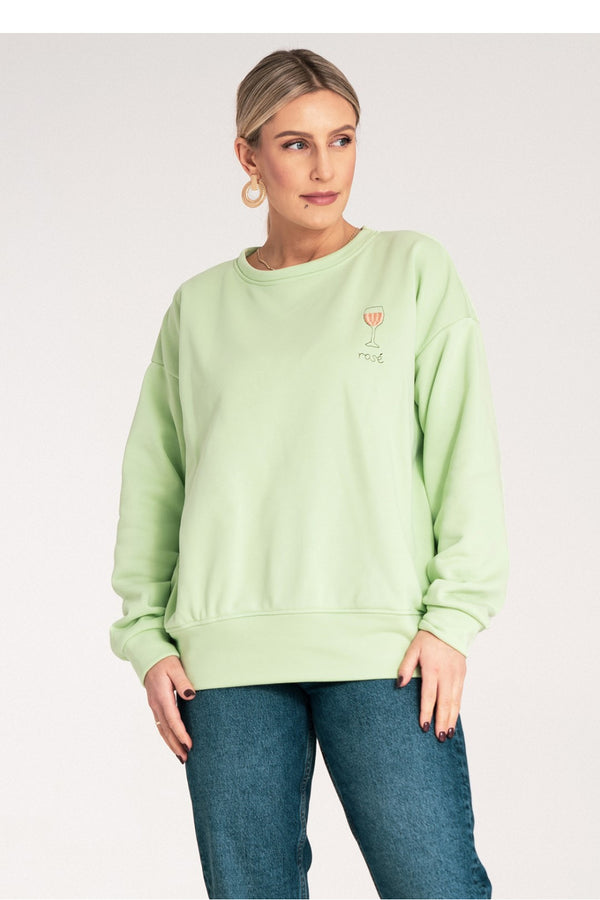 T-shirt femme Figl Sweatshirt Sweatshirt — vert