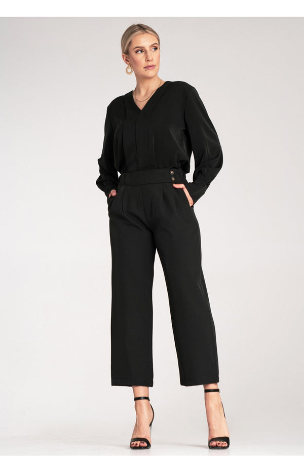 Chaussures à talons femme Figl Pantalon Pantalon — noir
