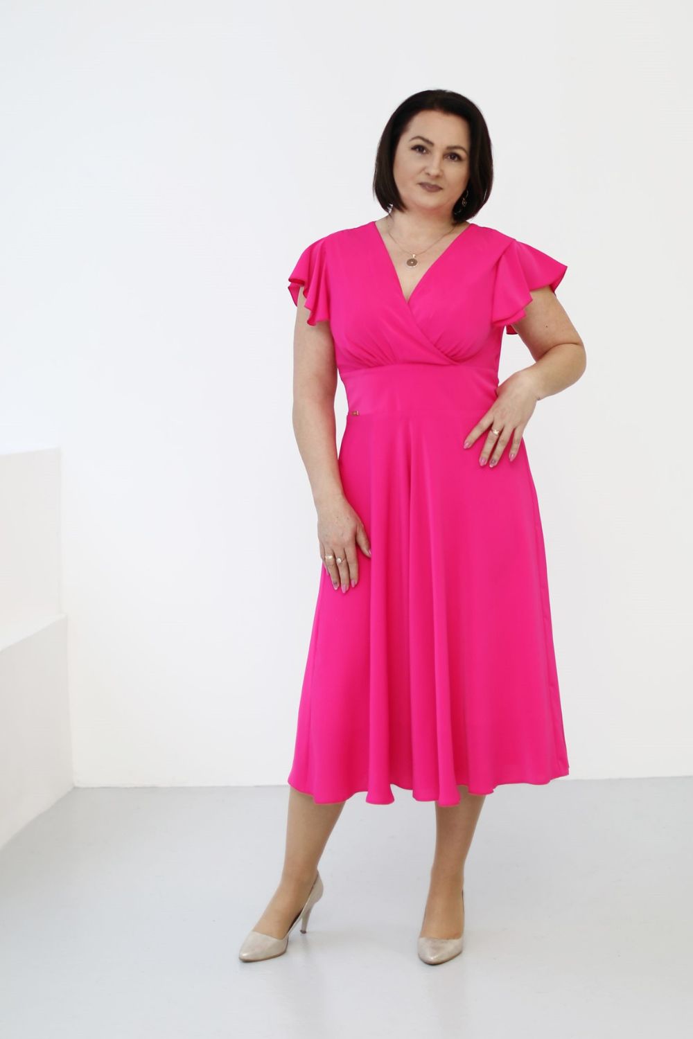 Robe femme Jersa De Cocktail De — rosé