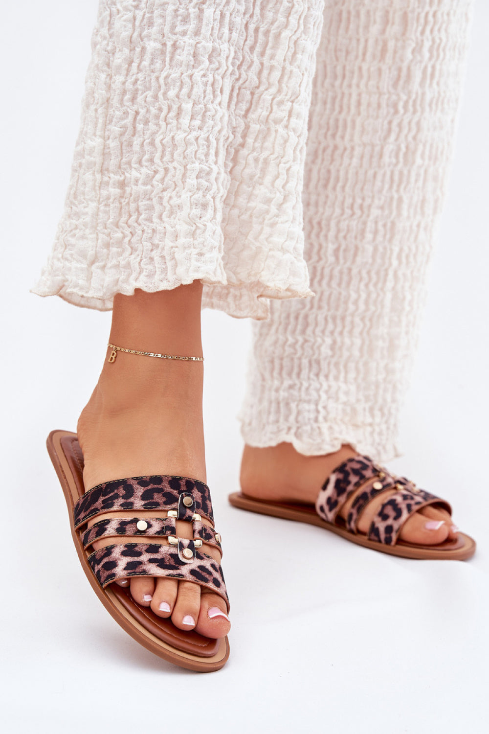Sandales femme Step in style Clacquettes Clacquettes — brun