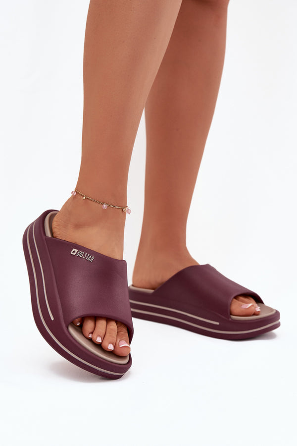 Sandales femme Step in style Clacquettes Clacquettes — rouge