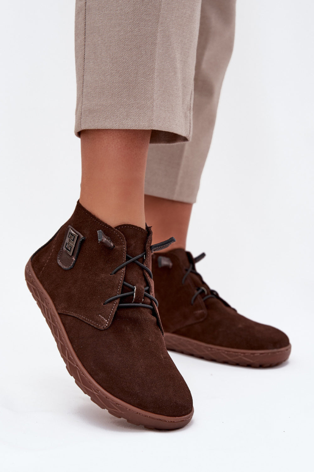 Bottes femme Step in style Pieds Nus Pieds — brun