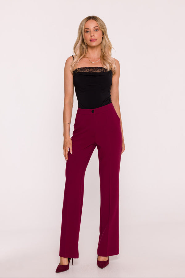 Chaussures à talons femme Stylove Pantalon Pantalon — rouge