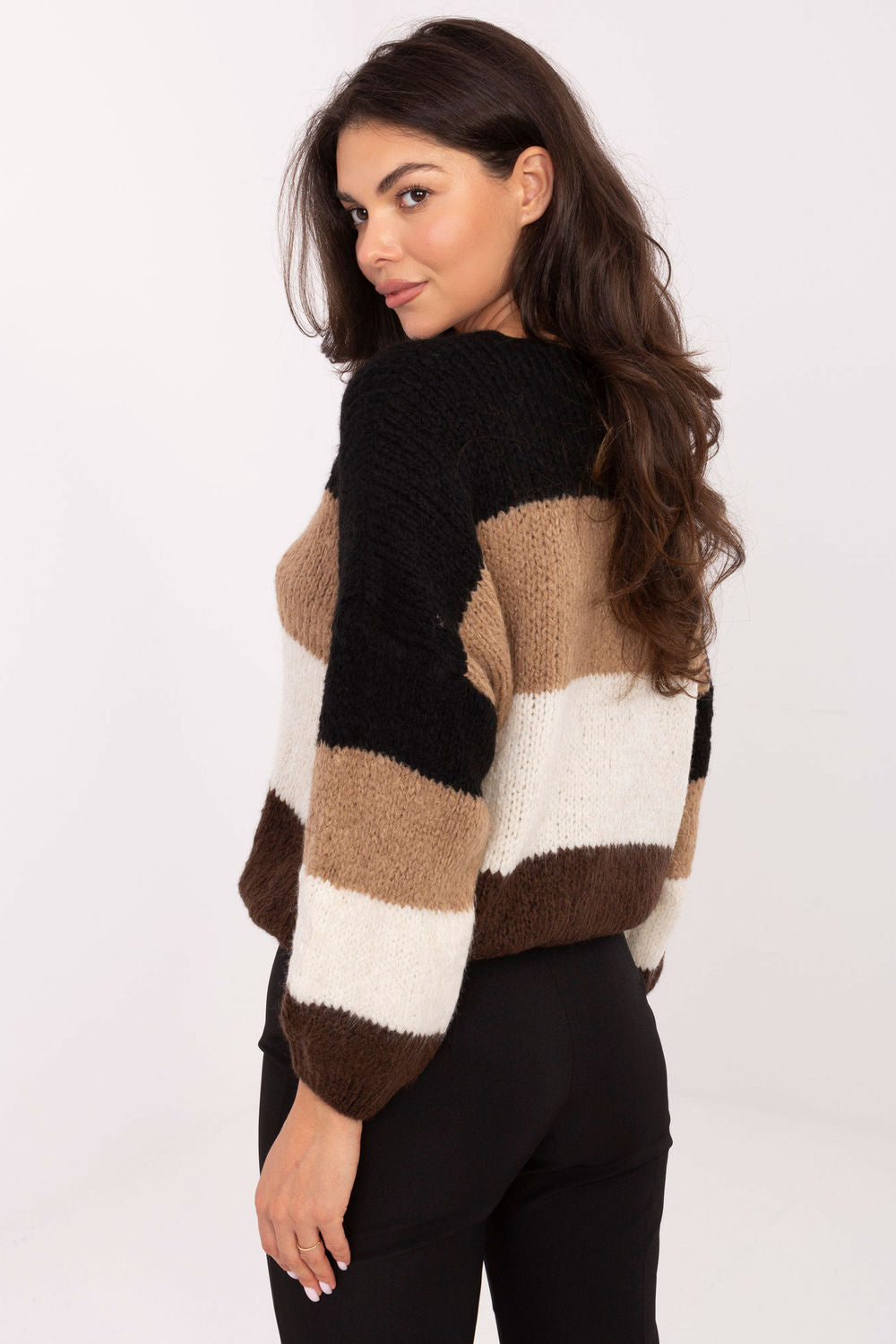 Pull femme Rue Paris Chandail Chandail — brun