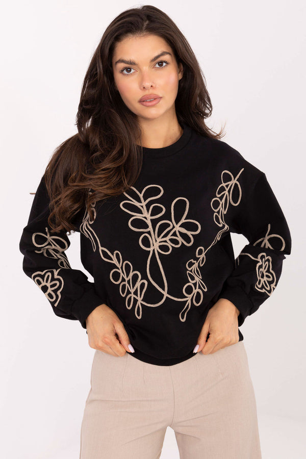 T-shirt femme Relevance Sweatshirt Sweatshirt — noir