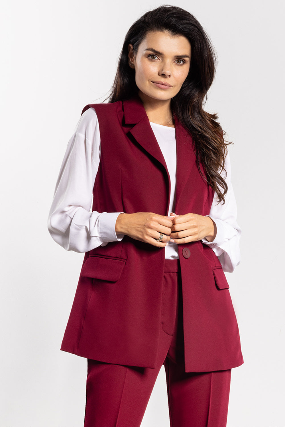 Gilet femme awama — rouge