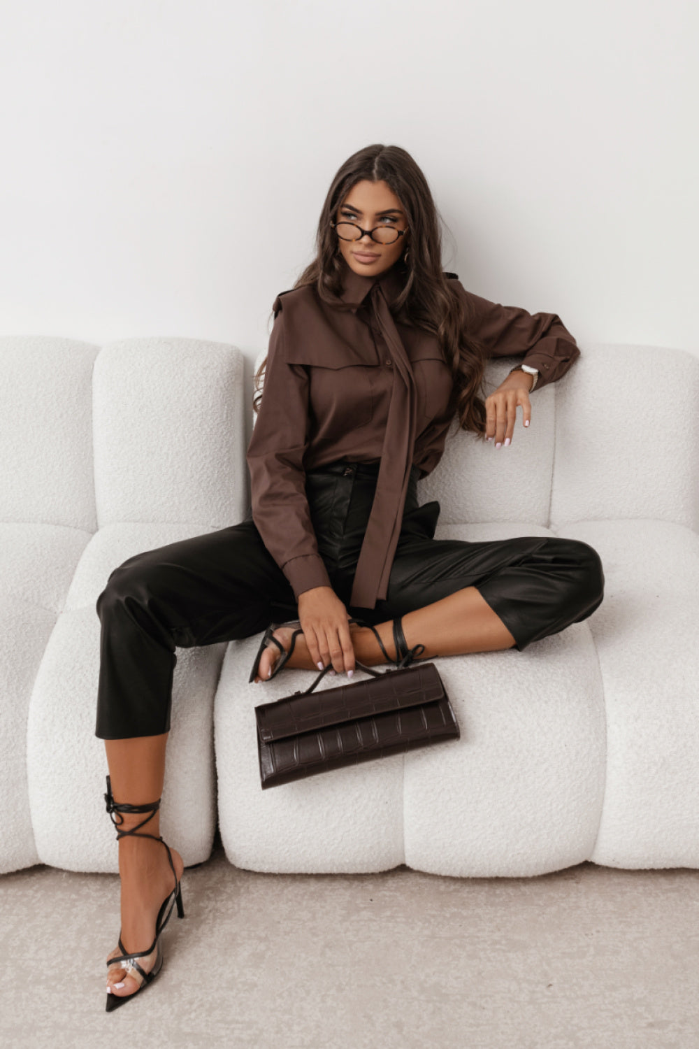 Blouse femme LaBalancia — brun