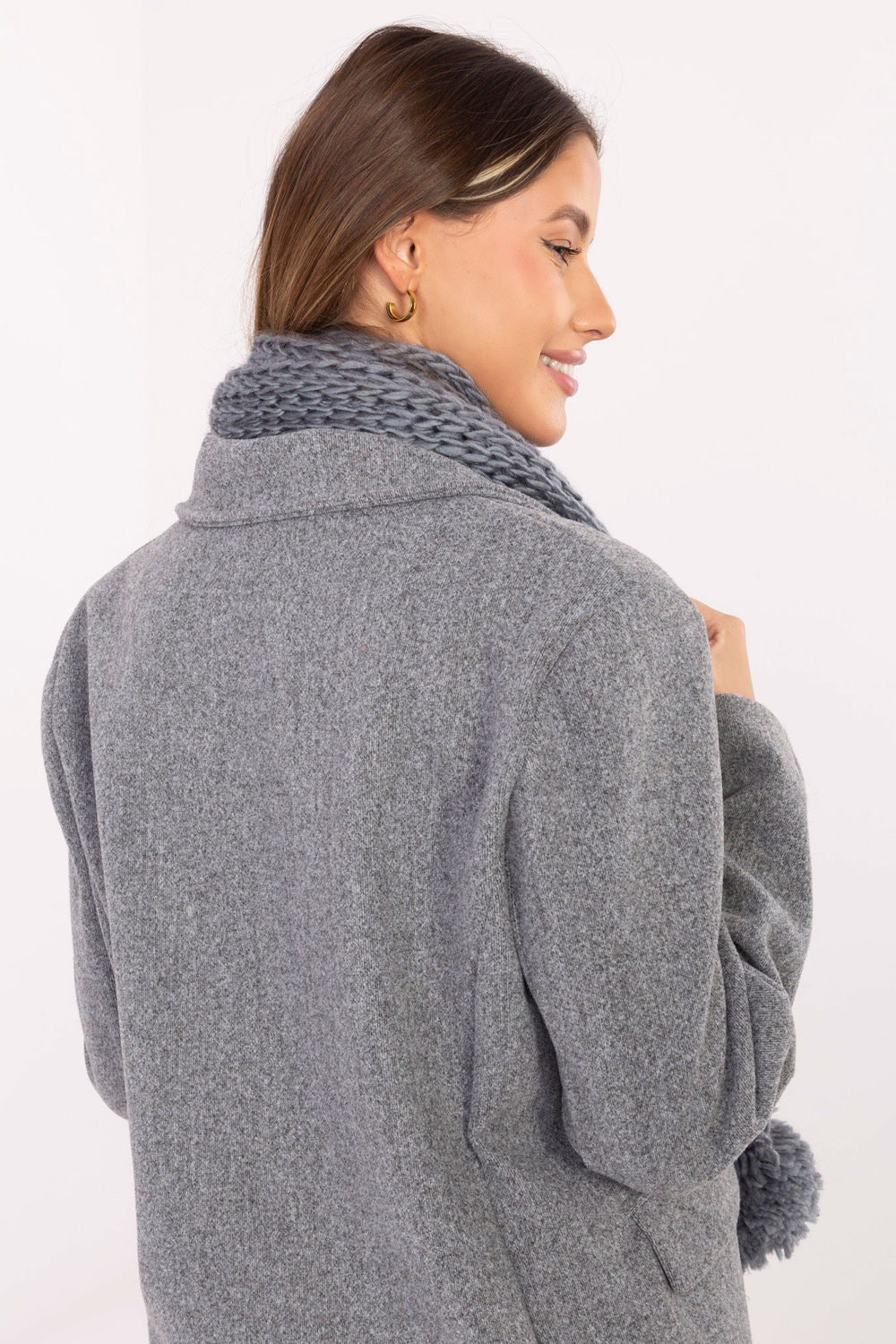 Châle femme AT — gris