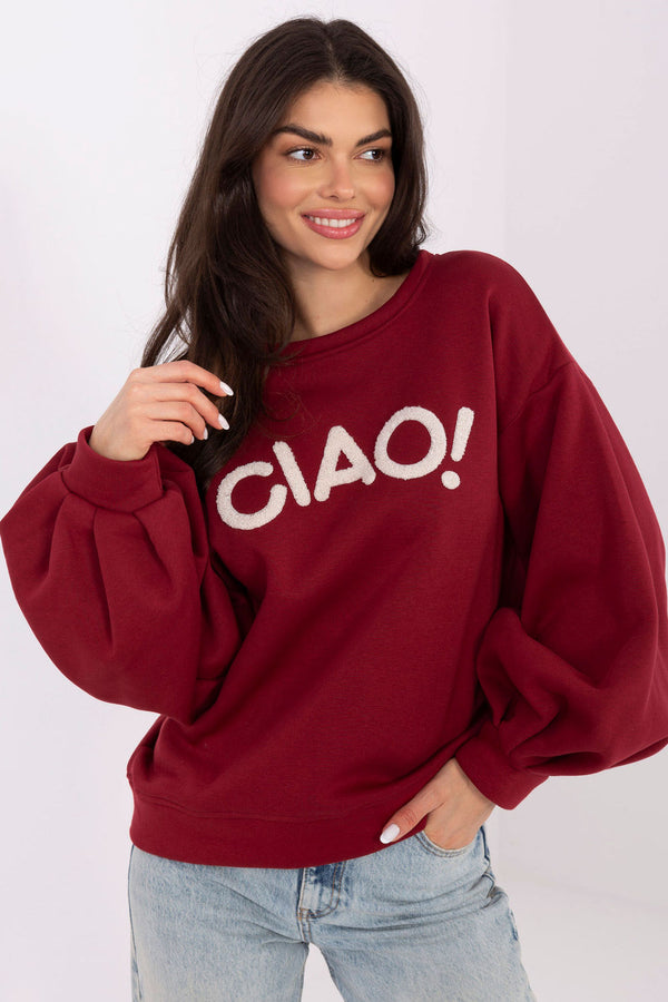 T-shirt femme Rue Paris Sweatshirt Sweatshirt — rouge