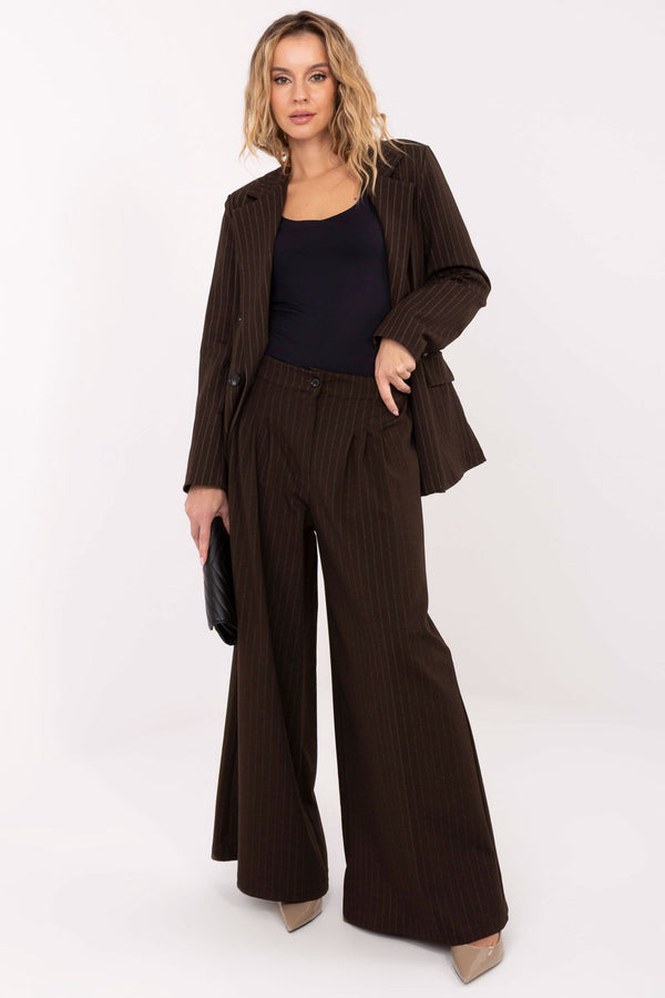 Chaussures à talons femme Rue Paris Pantalon Pantalon — brun