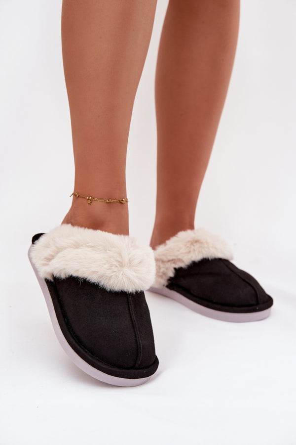 Pantalon femme Step in style Pantoufles Pantoufles — noir