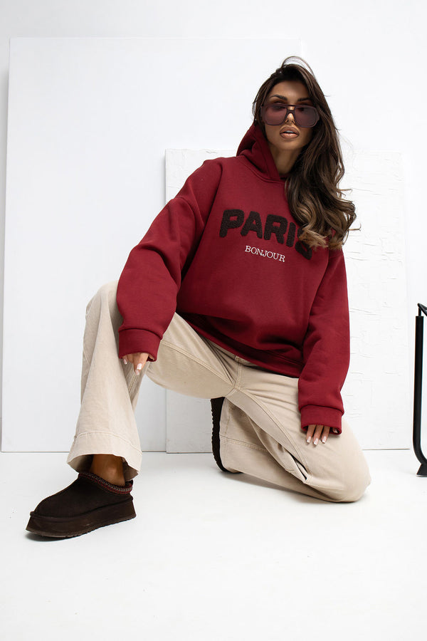 T-shirt femme Rue Paris Sweatshirt Sweatshirt — rouge