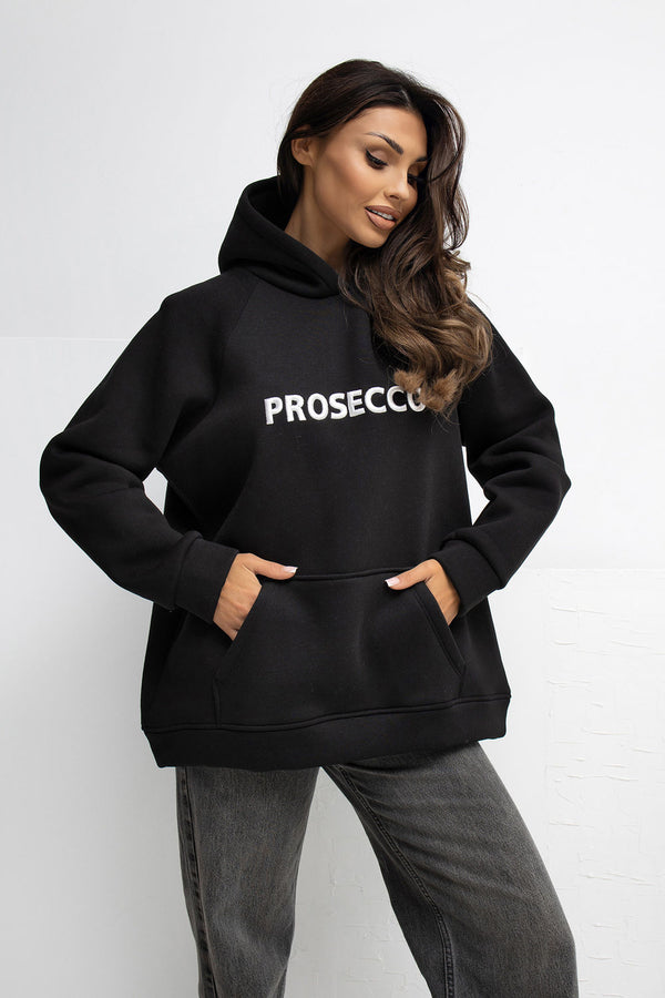 T-shirt femme Rue Paris Sweatshirt Sweatshirt — noir
