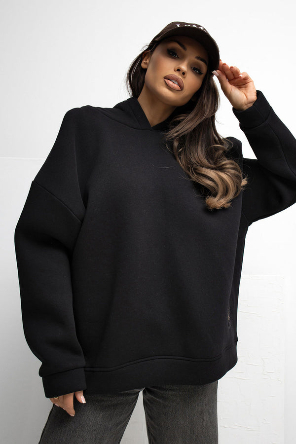 T-shirt femme Rue Paris Sweatshirt Sweatshirt — noir