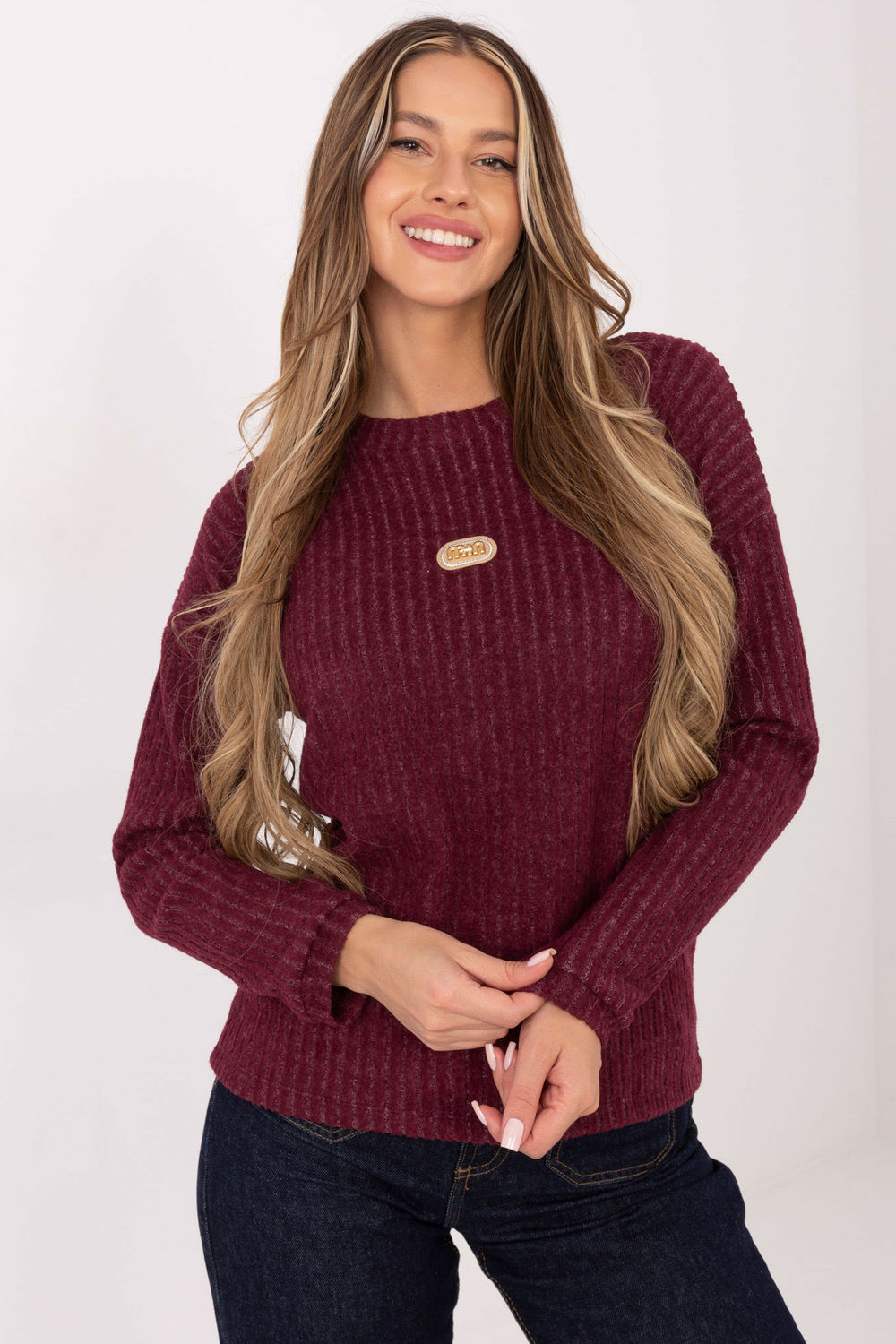 Pull femme Relevance Chandail Chandail — rouge