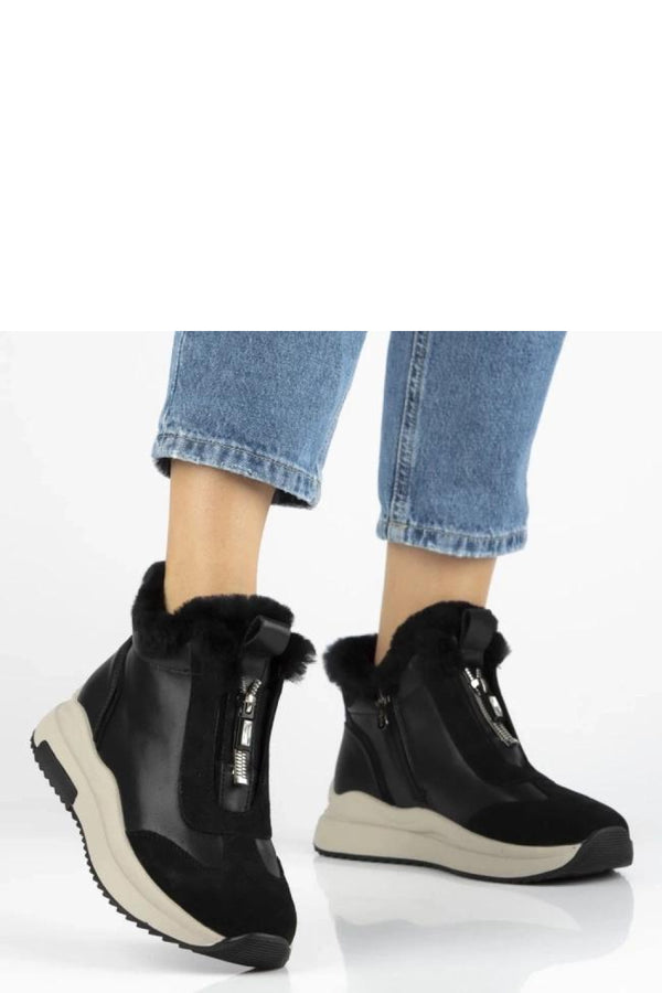 Bottes femme Solea À Plateforme À — noir