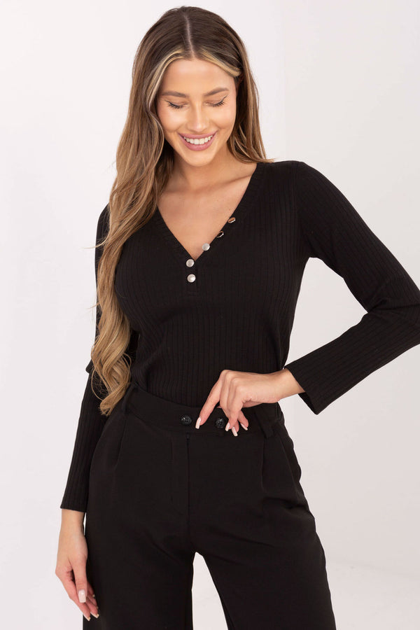 Blouse femme Rue Paris Chemisier Chemisier — noir