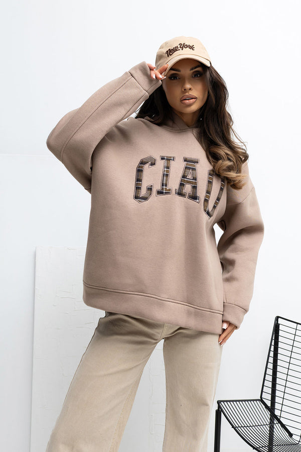 T-shirt femme Rue Paris Sweatshirt Sweatshirt — beige