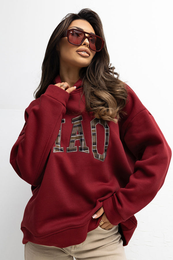 T-shirt femme Rue Paris Sweatshirt Sweatshirt — rouge