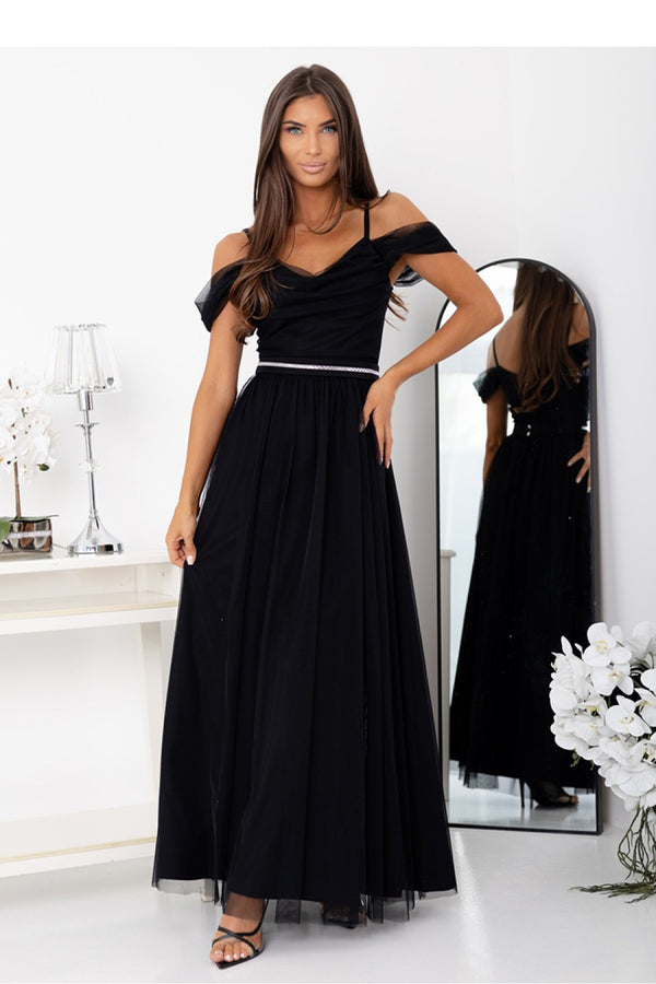 Robe femme With You Longue Longue — noir