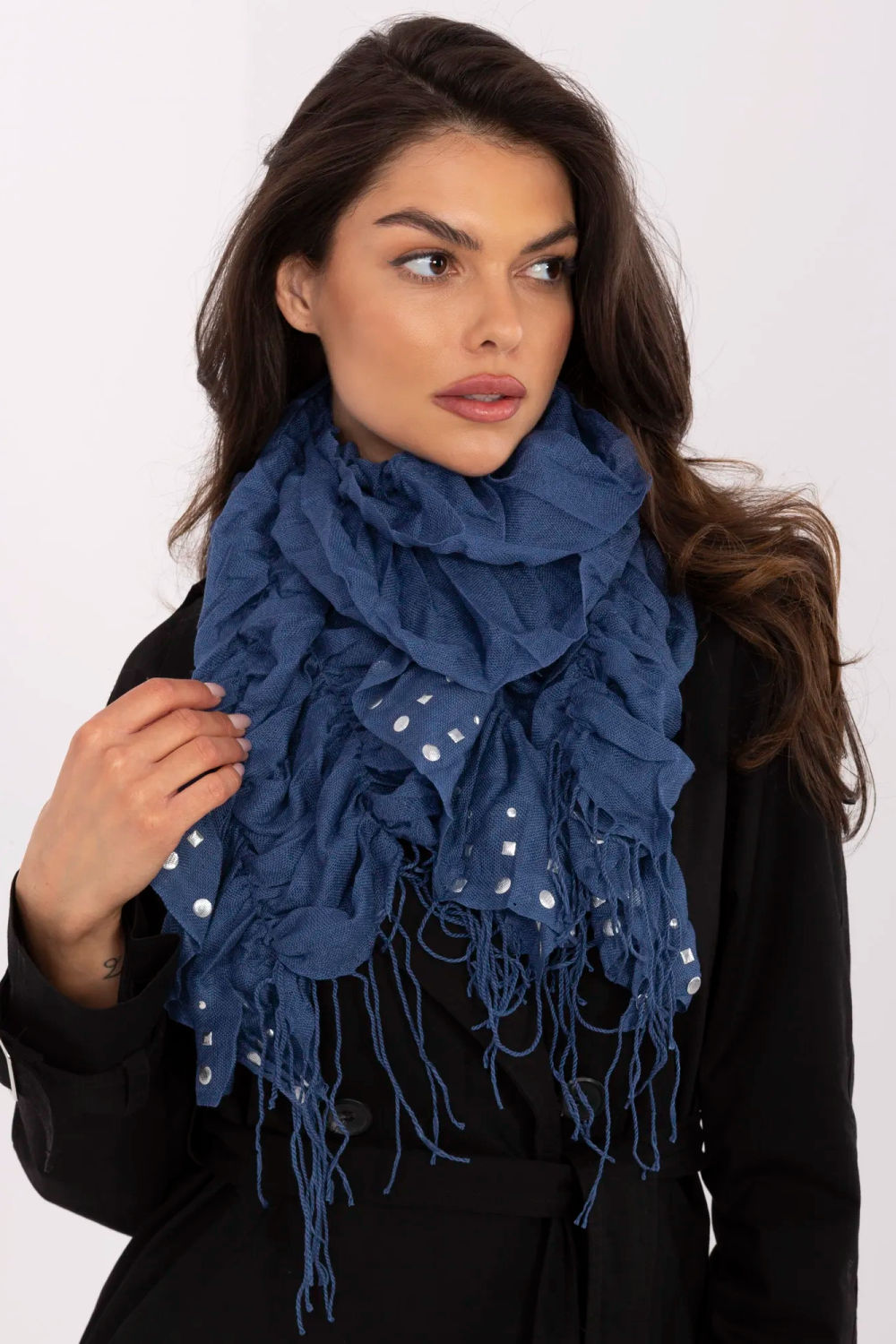Foulard femme AT — bleu