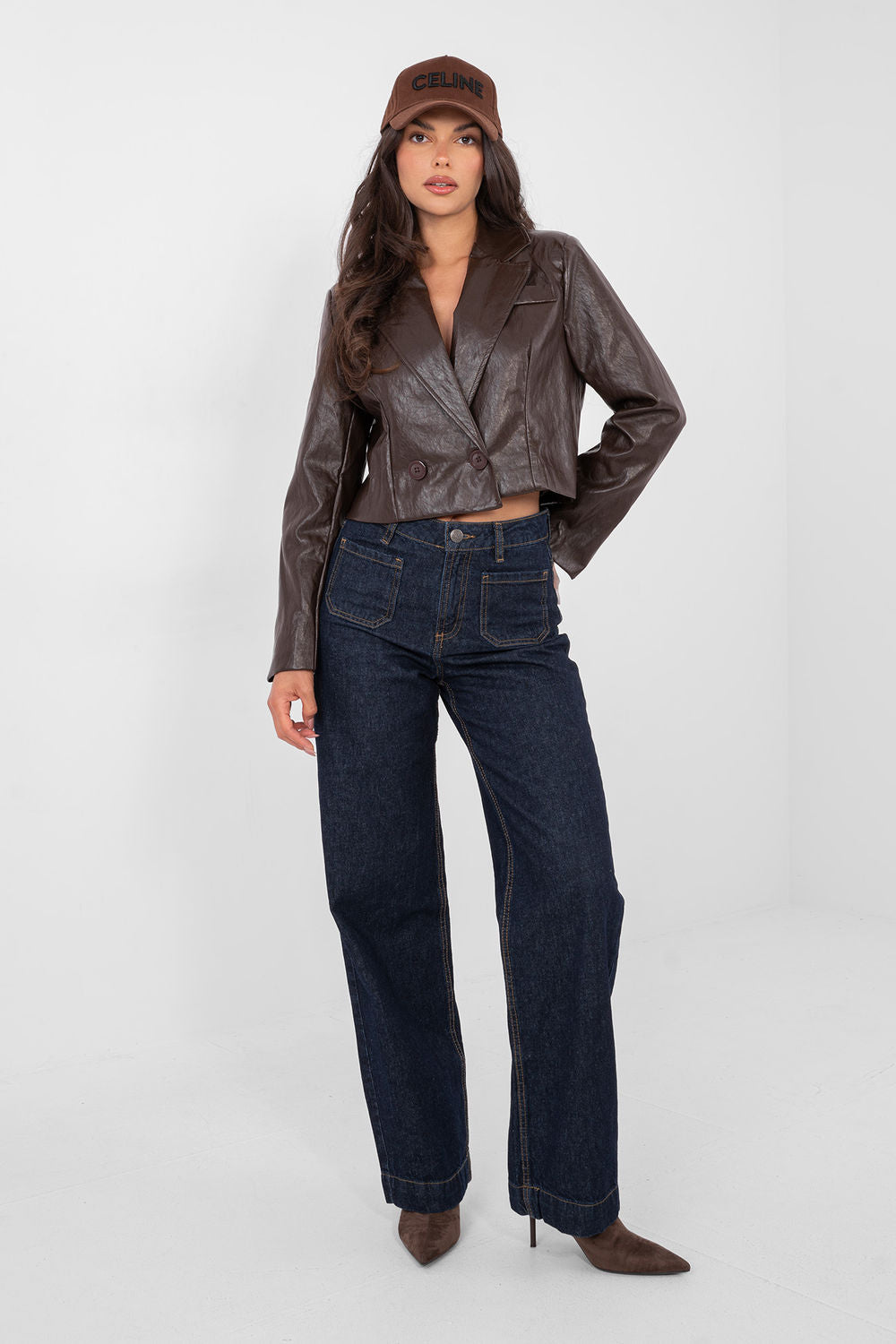 Veste femme Rue Paris — brun