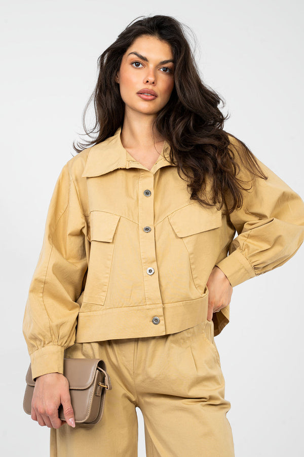 Blouse femme Rue Paris — brun