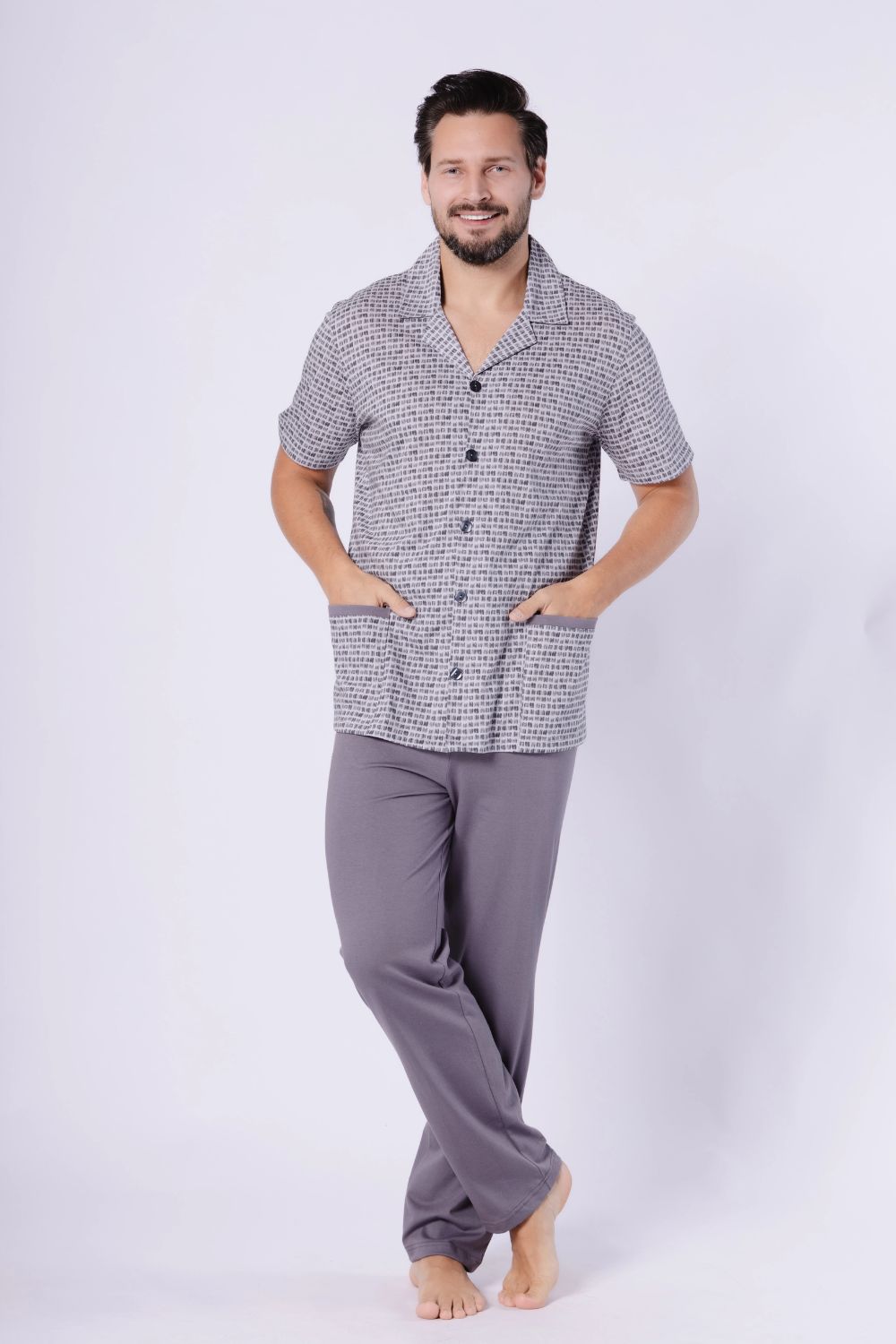Pyjama homme M-Max — gris