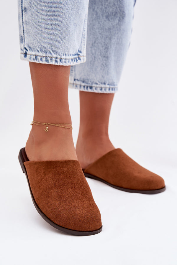 Sandales femme Step in style Clacquettes Clacquettes — brun