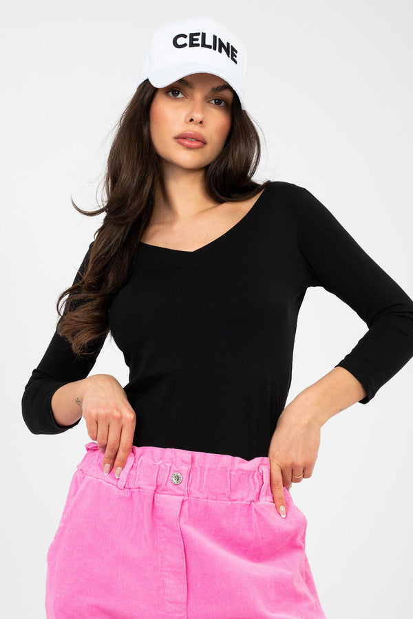 Blouse femme Rue Paris Chemisier Chemisier — noir