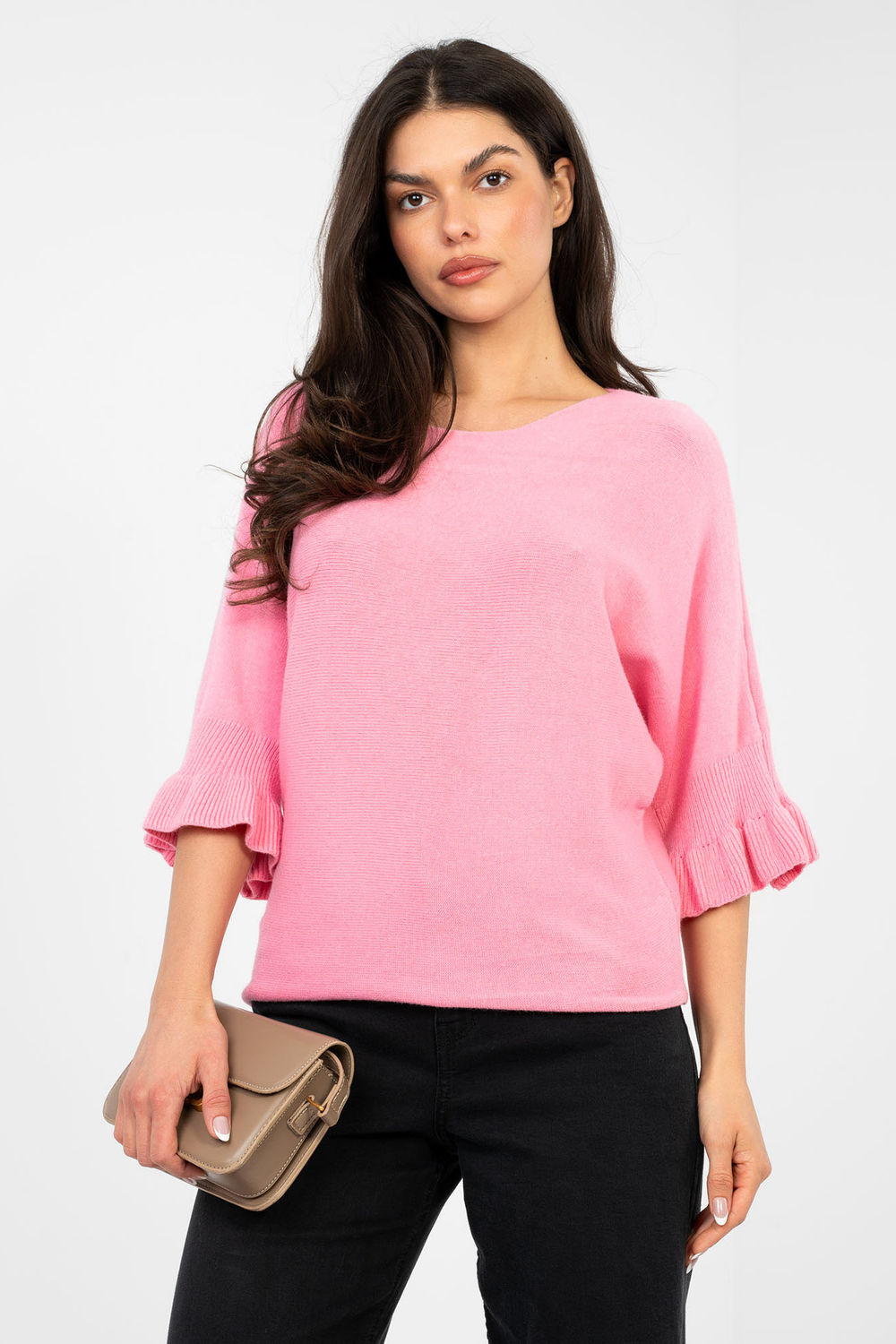 Pull femme Italy Moda Chandail Chandail — rosé