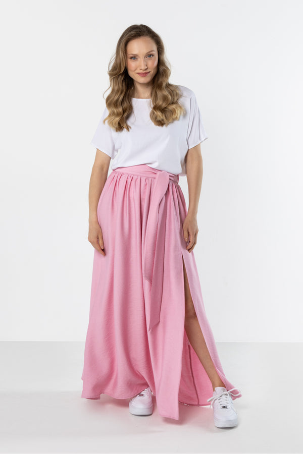 Jupe femme awama Longue Longue — rosé