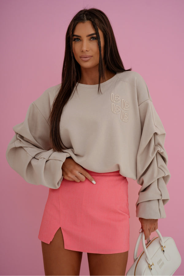 T-shirt femme LaBalancia Sweatshirt Sweatshirt — beige