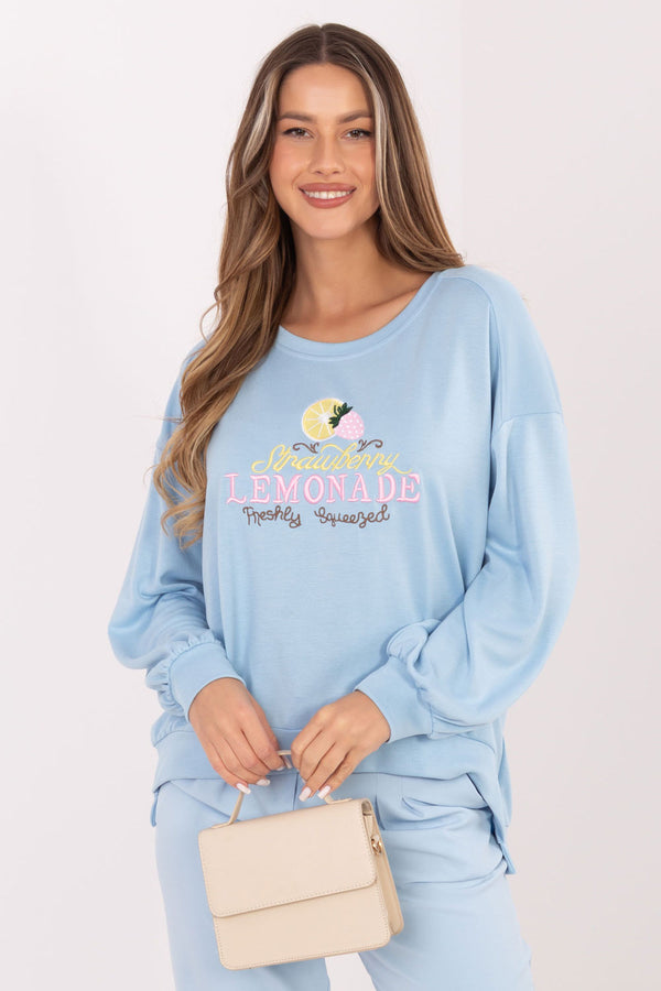 T-shirt femme Rue Paris Sweatshirt Sweatshirt — bleu