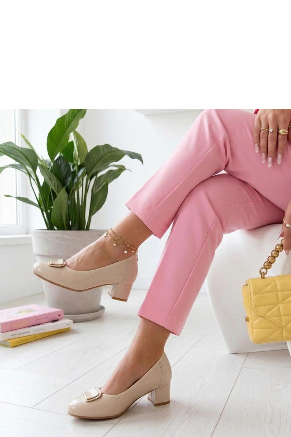 Chaussures à talons femme Solea — beige