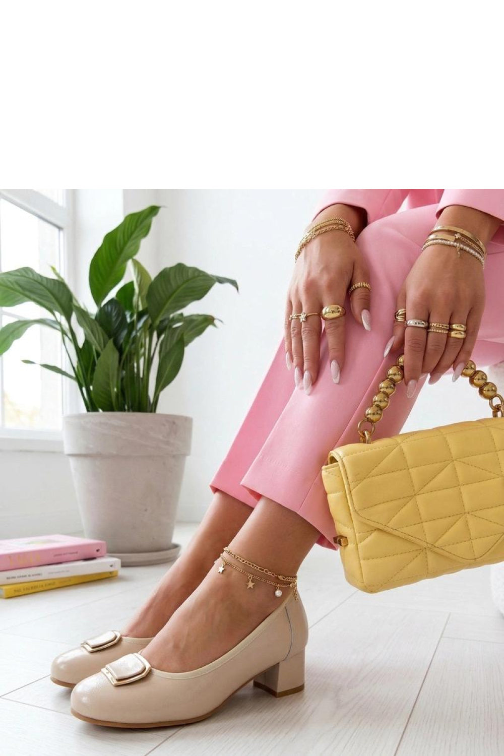 Chaussures à talons femme Solea — beige