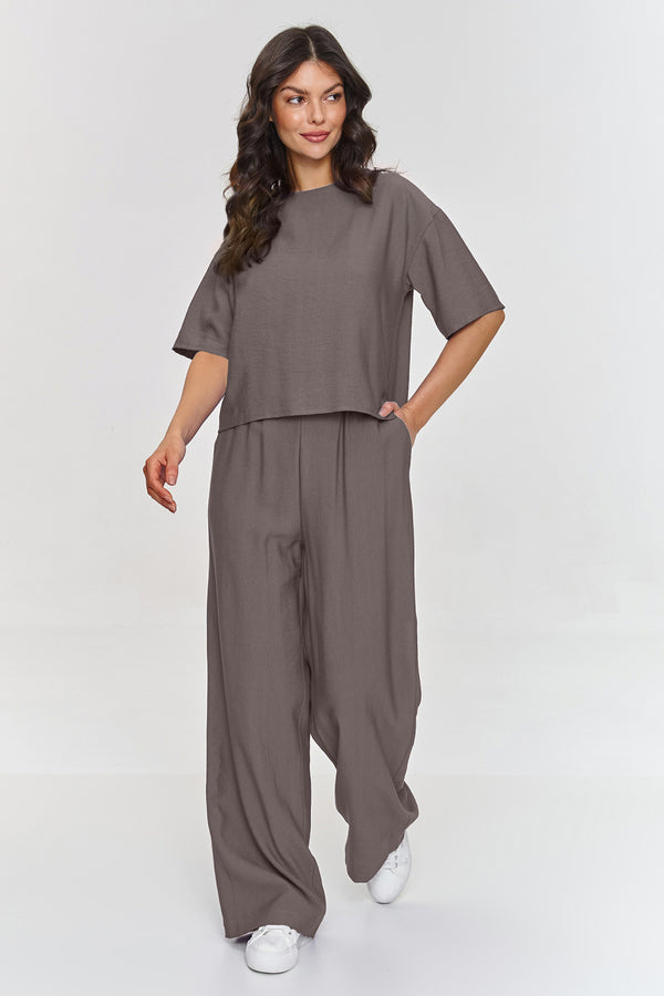 Ensemble lingerie femme Makadamia L Ensemble L — brun