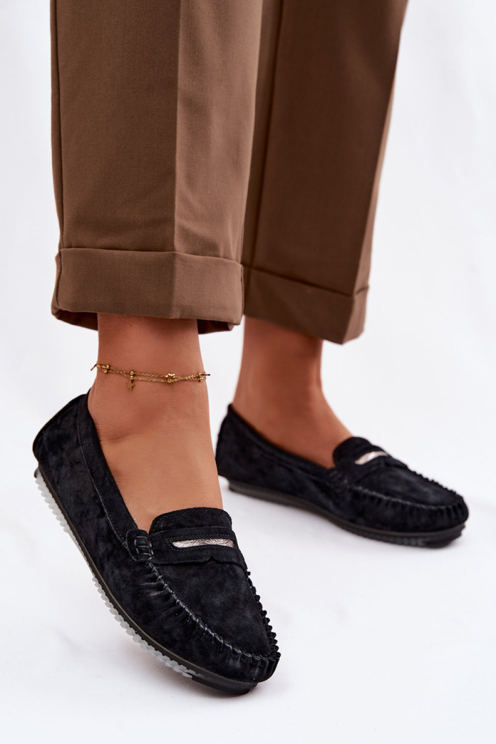 Moccasins femme Step in style — noir