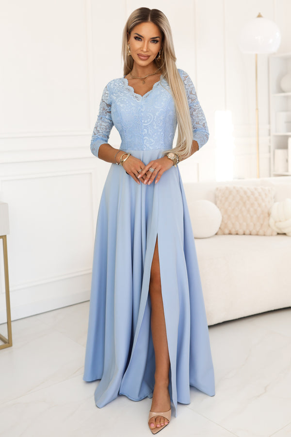 Robe femme Numoco Longue Longue — bleu