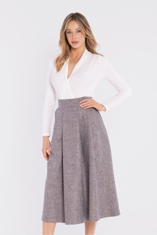 Jupe femme Stylove — gris