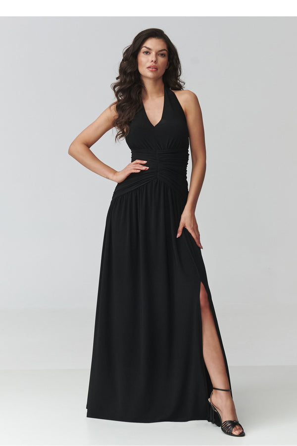 Robe femme Makadamia Longue Longue — noir
