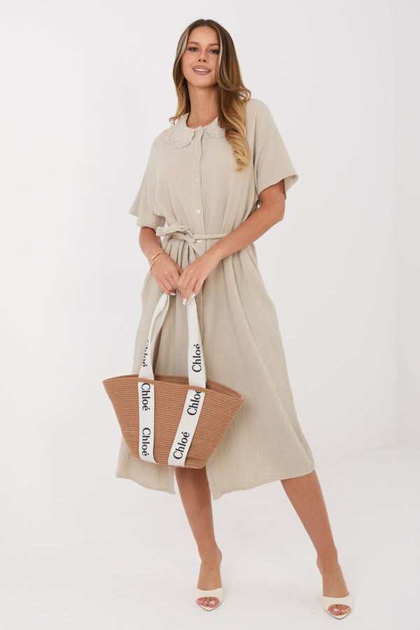 Robe femme Italy Moda De Jour De — beige