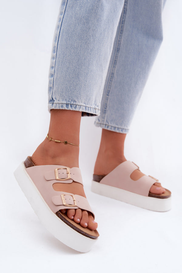 Sandales femme Step in style À Plateforme À — rosé