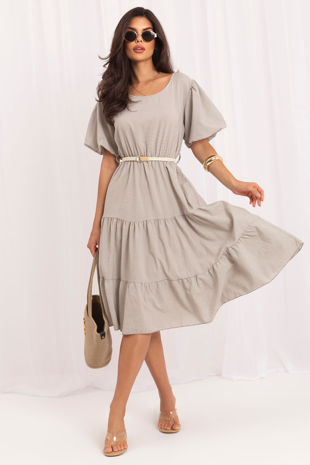 Robe femme Italy Moda De Jour De — beige