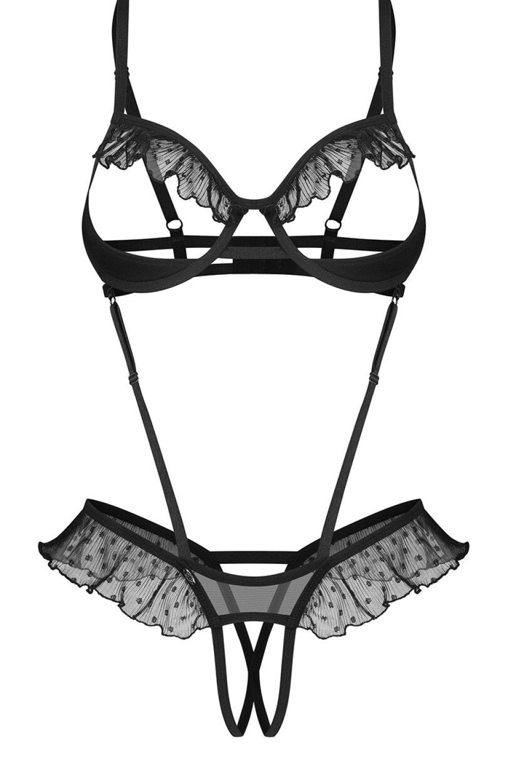 Corset femme Obsessive — noir